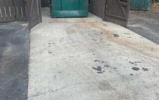 Dumpster Pad Cleaning Dumpster Pad Cleaning